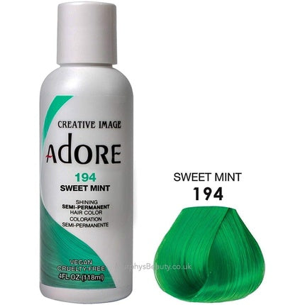 Adore Shining Semi Permanent Hair Colour 194 Sweet Mint 118ml