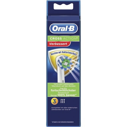 Oral B Cross Action Brush Heads 3 Pack