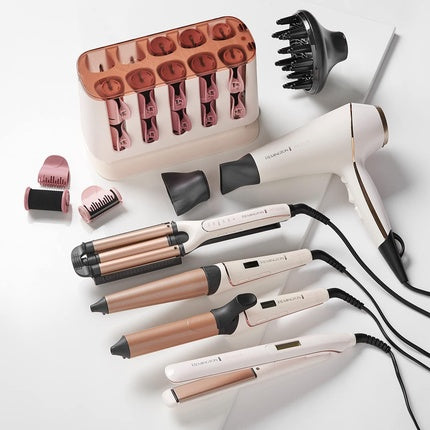 Remington Proluxe Hair Curling Tong 32mm Barrel with Grip Tech Coating Pro+ Setting at 185°C for Healthier Styling Fast 30 Sec Heat Up Storage Pouch Worldwide Voltage CI9132
