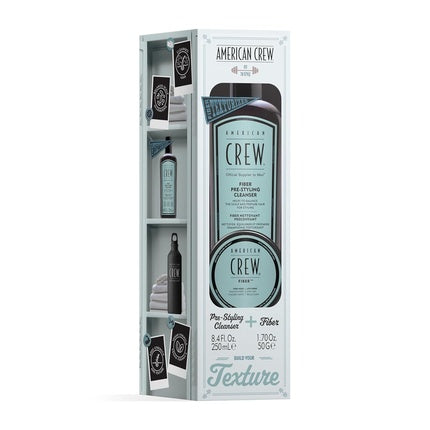 American Crew Fiber Duo Set with Fiber Pre-Styling Cleanser 250ml