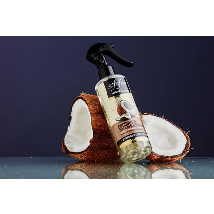 Sofn'free Coconut & Jamaican Black Castor Oil Everyday Curl Refresher Spray for Curly Hair 8.12 Fl Oz