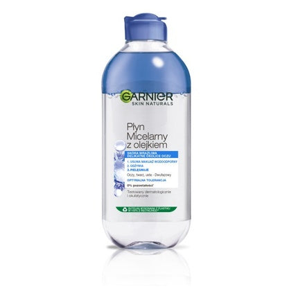 Garnier Skin Naturals Blue Two-Phase Micellar Water For Face 400ml