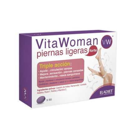 Eladiet Vitawoman Light Legs Forte 60 Tablets