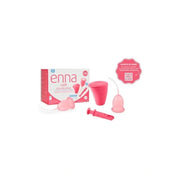 Enna Enna Cycle Menstrual Cup Size S 2 Cups With Applicator And Sterilizer