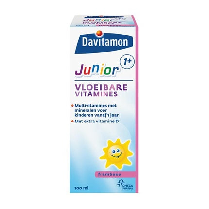 Davitamon Junior 1 Liquid Raspberry