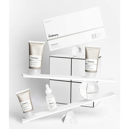 The Ordinary The Balance Set Beauty Skincare Gift with Squalane Cleanser Salicylic Acid 2% Masque Niacinamide 10% and Zinc 1% Natural Moisturizing Factors and HA 4 Piece