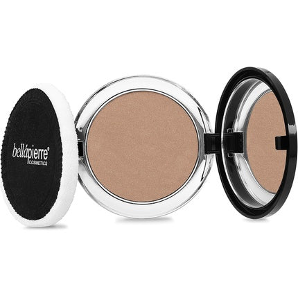 Bellapierre Compact Mineral Bronzer Beautifully Warms Enhances Skin Tone Infused with Calming Jojoba Non-Toxic Paraben Free Formula Pure Element 10 Grams