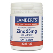 Lamberts Zinc Citrate 25 Mg 120 Capsules
