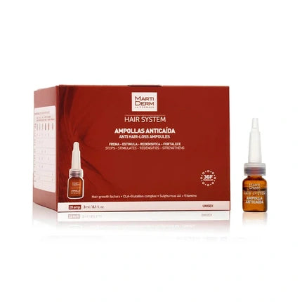 Martiderm Hair System Antihair Loss 28 Ampoules