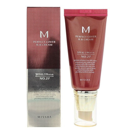 Missha Perfect Cover No27 Honey Beige Bb Cream Spf42 50ml
