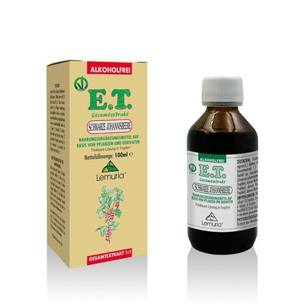 Lemuria Black Currant Total Extract 1:1 for Nasal and Throat Health 100ml