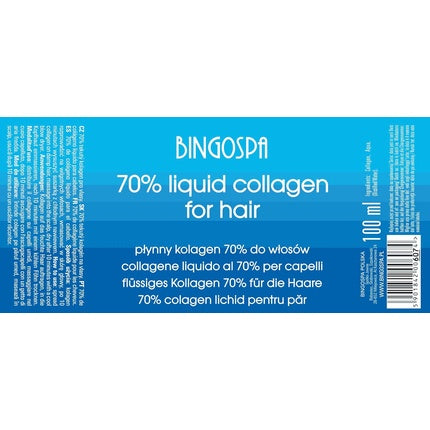Bingospa Liquid Collagen 70% for Hair Growth and Volume 100ml