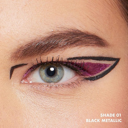 Nyx Professional Makeup Epic Wear Metallic Liquid Liner Long-Lasting Waterproof Eyeliner Black