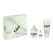 Rochas Girl Eau De Toilette Spray Set - 100ml + Miniature Edt 4.5ml + Shower Gel 100ml