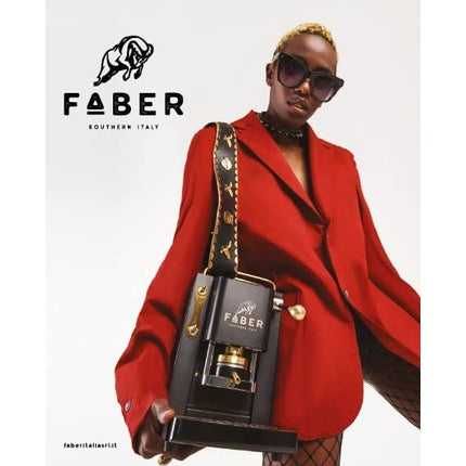 Faber Pro Deluxe Mini - Pure White + 50 Pods Aura Coffee