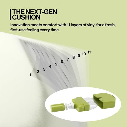 Unleashia Satin Wear Healthygreen Cushion 18c Seashell