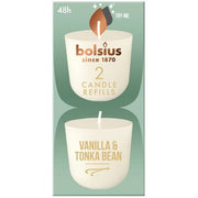Bolsius Clean Light Refill Vanilla Tonka Bean