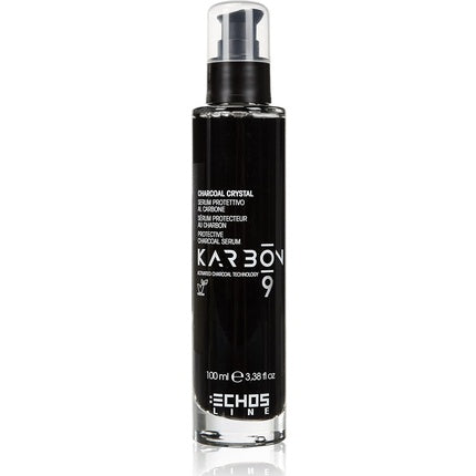 ECHOSLINE Karbon 9 Charcoal Crystal Protective Serum for Stressed and Treated Hair 100ml