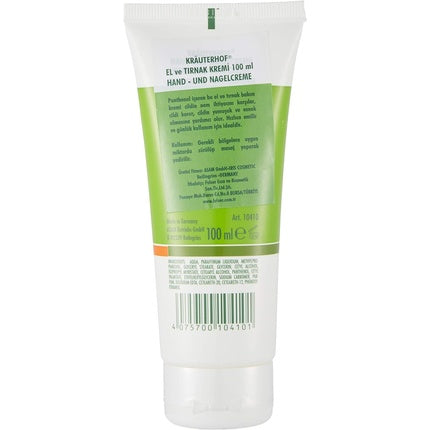 Krauterhof Hand and Nail Cream with Panthenol Parabens Free