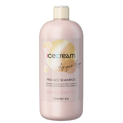 Inebrya Ice Cream Pro-Age Shining Shampoo With Argan Oil 1000ml