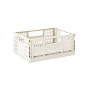 3 Sprouts Modern Folding Crate Medium Cream