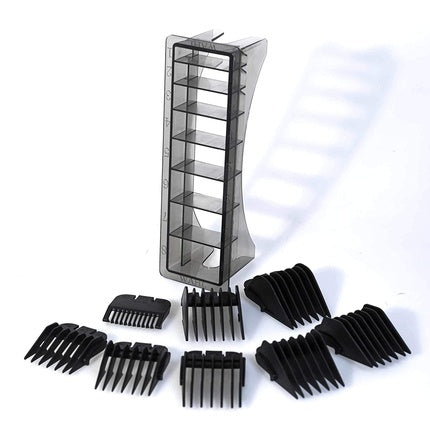 Wahl Plastic Clipper Guards for Standard Multi-Cut Haircutting Machine Black