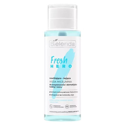 Bielenda Fresh Hero Micellar Water For Cleansing And Makeup Removal For Face And Eyes 400ml