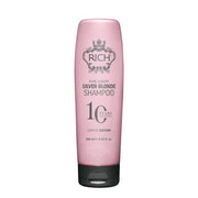 RICH Pure Luxury Silver Blonde Shampoo Purple Shampoo for Blonde Platinum Bleached Silver Gray Ash and Brassy Hair No Yellow Tones 8.45oz