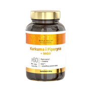 Noble Health Turmeric And Piperine + Ginger Dietary Supplement 60 Capsules