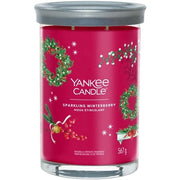 Yankee Candle Sparkling Winterberry Scented Candle in Glass - Large