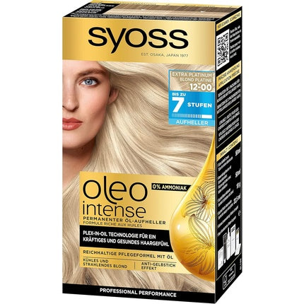 Syoss Oleo Intense Oil Colouration 12-00 Extra Platinum Level 3