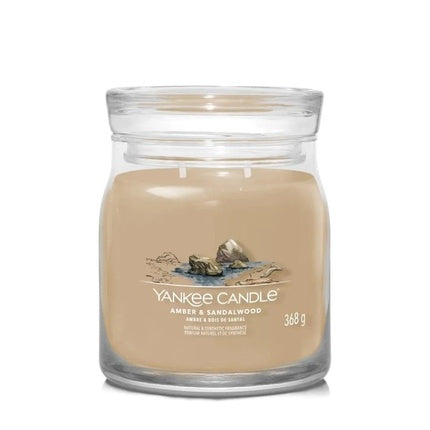 Yankee Candle Scented Candle Amber & Sandalwood 368g