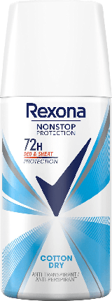 Rexona Nonstop Protection Mini Cotton Dry Deodorant Spray Antiperspirant With 72 Hours Protection