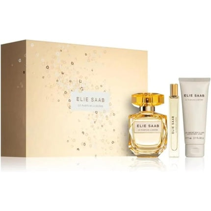 Elie Saab Le Parfum Lumiere for Women Set 90ml EDP + 10ml EDP + 75ml Body Lotion