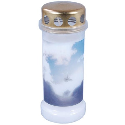 Bolsius Grave Light Long-Lasting No. 6 With Lid Sky