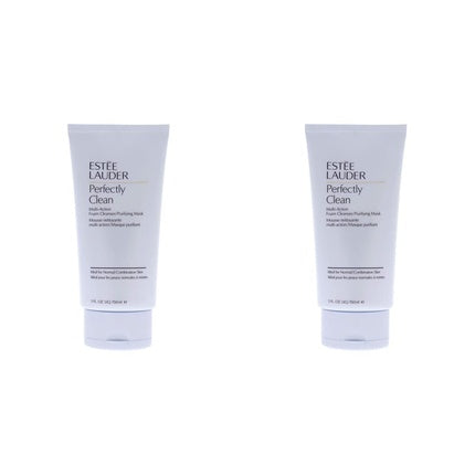 Estee Lauder Perfectly Clean Multi-Action Foam Cleanser Purifying Mask Unisex Cleanser 5oz