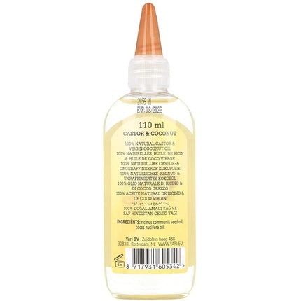 Yari Natural Castor and Virgin Coconut Oil 110ml