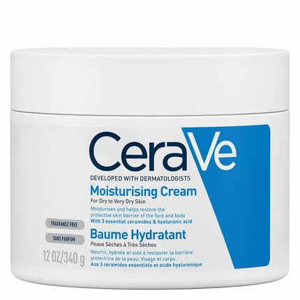 Cerave Moisturizing Cream Hydrating Balm For Very Dry Skin 340g