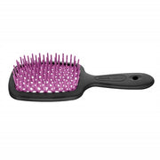 Janeke Small Superbrush Small Hairbrush For Detangling Hair Black-Fuchsia