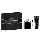 Mont Blanc Legend Set - Eau De Toilette Spray 100ml, Miniature Eau De Toilette 75ml, Shower Gel 100ml