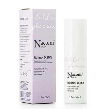 Nacomi Next Level Retinol 0.25% Serum With Retinol 30ml