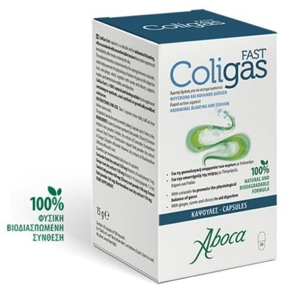Aboca ColiGas Fast 500mg 30 Capsules