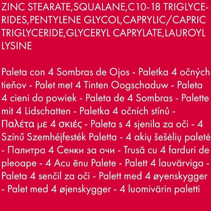 Pupa Milano Vamp! 4 Eyeshadow Palette 005 Intense Smoky 0.183 oz - Eye Makeup - Matt, Satin, Metallic Finishes - Lightweight - Blends Easily - Talc-Free