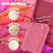 NYX PROFESSIONAL MAKEUP Buttermelt Powder Blush Fade and Transfer-Resistant Blush Vegan Formula For The Butta 06 0.17 Ounce