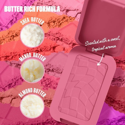 NYX PROFESSIONAL MAKEUP Buttermelt Powder Blush Fade and Transfer-Resistant Blush Vegan Formula For The Butta 06 0.17 Ounce