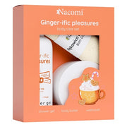 Nacomi Body Care Ginger Set - Shower Gel 300ml, Body Butter 100ml, Bath Glove