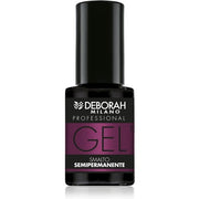 Deborah Milano Professional Semi-Permanent Nail Polish 17 Amarena Red Plumping Effect Long Lasting for Intense and Shiny Nails 4.5ml