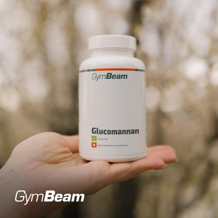 Gymbeam Glucomannan Soluble Dietary Fiber from Konjac Root 120 Capsules