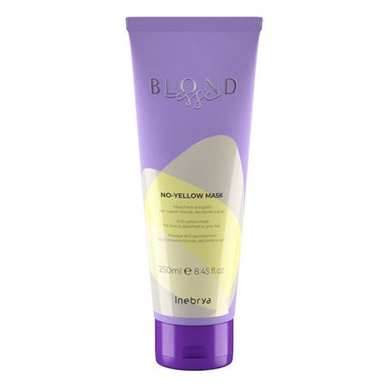Inebrya Blondesse No-Yellow Mask For Blonde, Lightened, Highlighted, And Gray Hair 250ml