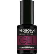 Deborah Milano Professional Semi-Permanent Nail Polish Number 21 Burgundy Plumping Effect Long Lasting for Intense and Shiny Nails 4.5ml